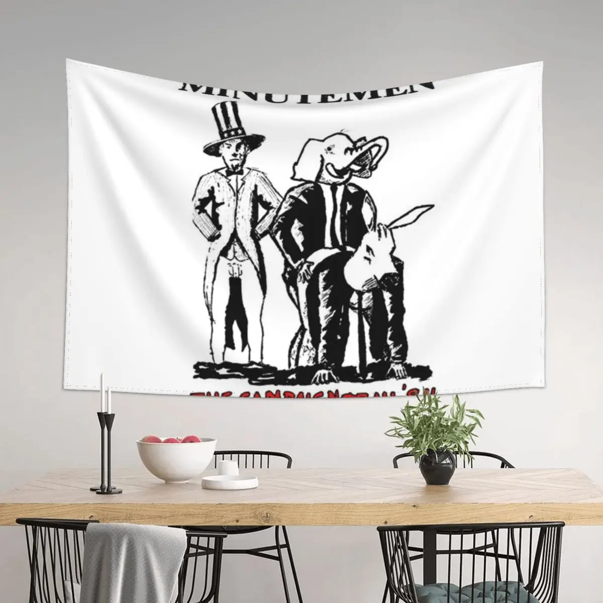 

Minutemen T-ShirtMinutemen 84 Tapestry Room Decor Room Aesthetic Luxury Living Room Decoration Tapestry