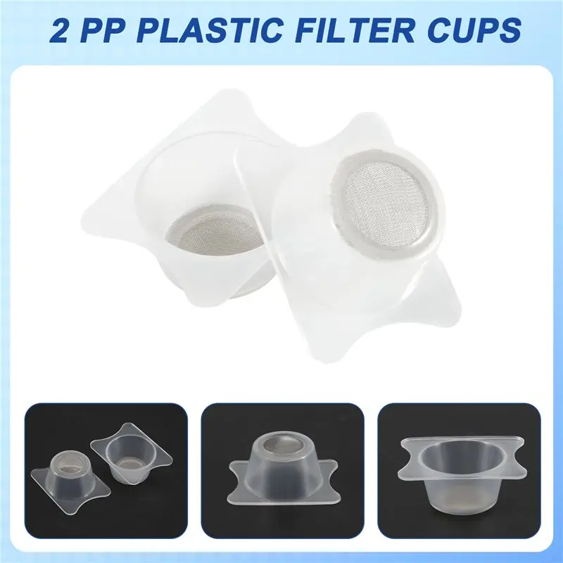AA94-For Paint For Airbrush Accessories, 2 Pcs PP Strainer Filters Airbrush Filter Cup Size 1.30