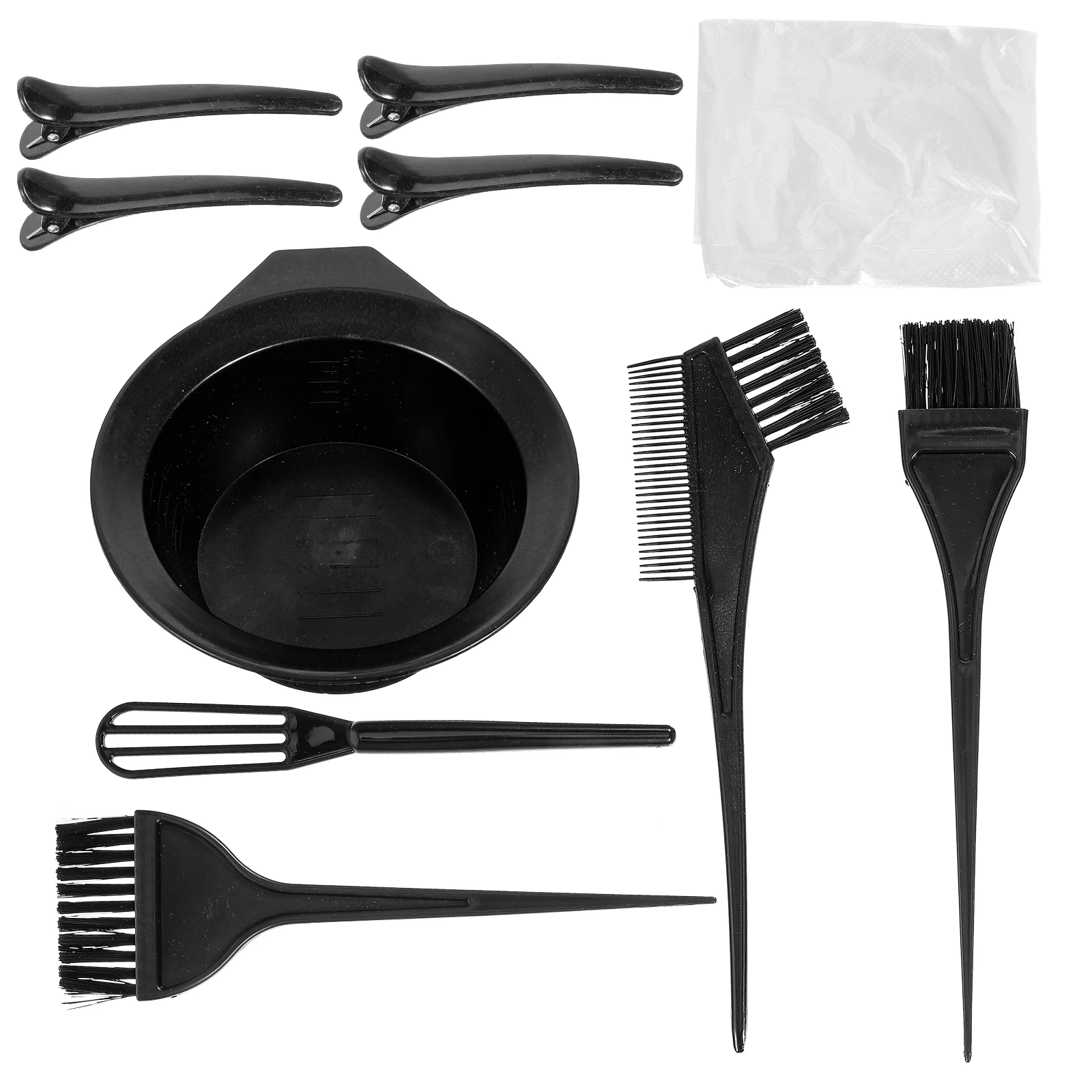 

1 Set Professional Dye Salon Grade Tools Durable Stable Material No Mess Coloring Easy Use Hair Tinting Kit For Diy Homehair Dye