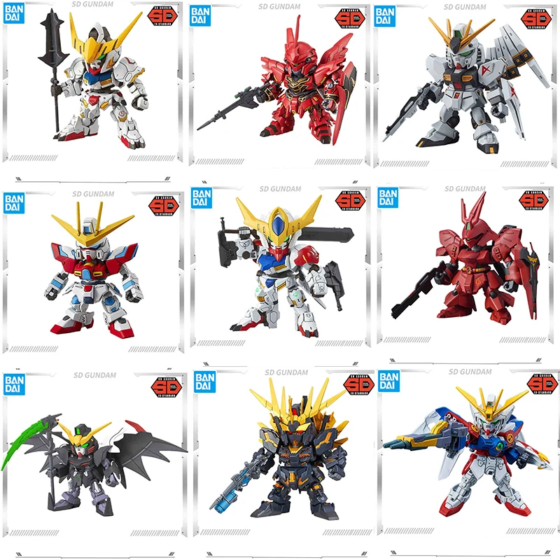 Bandai SD GUNDAM Assembling Model SDEX Freedom AERIAL  Zero Custom MSN-04 V UNICORNRX-0 Barbatos Sinanju Deathscythe GUNDAM