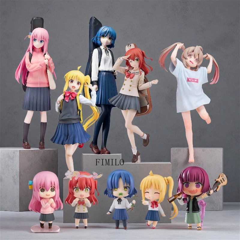 

Anime Kita Ikuyo Bocchi The Rock Ijichi Nijika Figure Yamada Ryo Nendoroid Gotou Hitori Figures PVC Date A Live Model Doll Toys