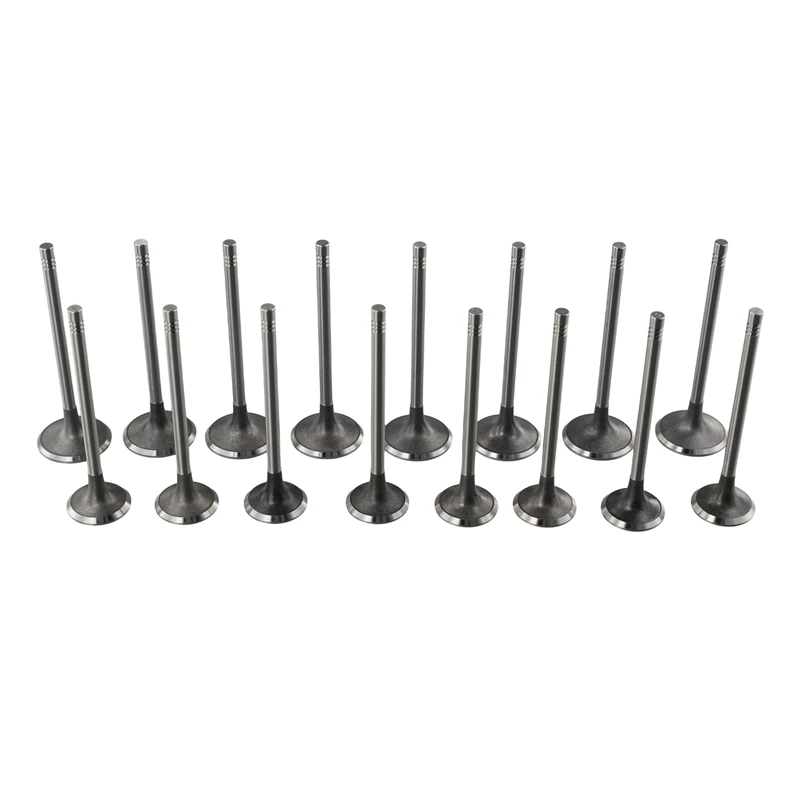 

16 Pcs Intake Exhaust Valves For A3 A4 A5 A6 VW Golf GTI Tiguan Passat B7 CC Jetta 06D 109 601 M 06D 109 611 H