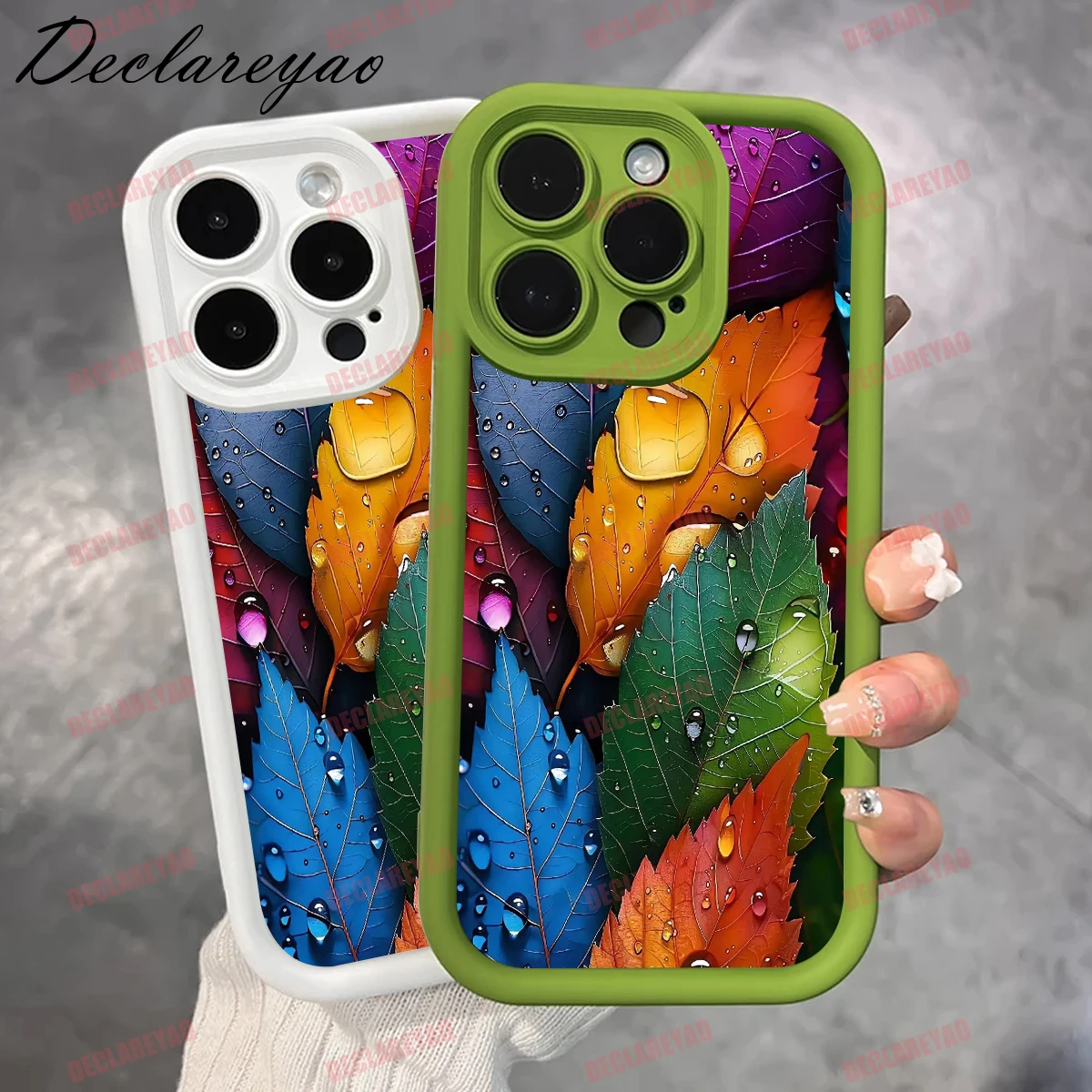 DECLAREYAO لينة ضوء سليم ماتي أغطية بولي يوريثان ل Realme 8 GT6 نوت 60 C71 Q C75 زائد نارزو N63 30 9 7 Q5 V2 غطاء حافظة مقاوم للصدمات #6