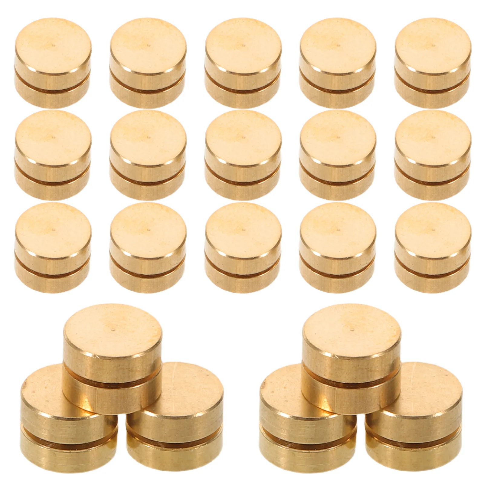 25Pcs Mini Metal Rotating Bearings Small Swivel Base for Crafts DIY Jewelry Ball Bearings Nail Art Decoration Accessories