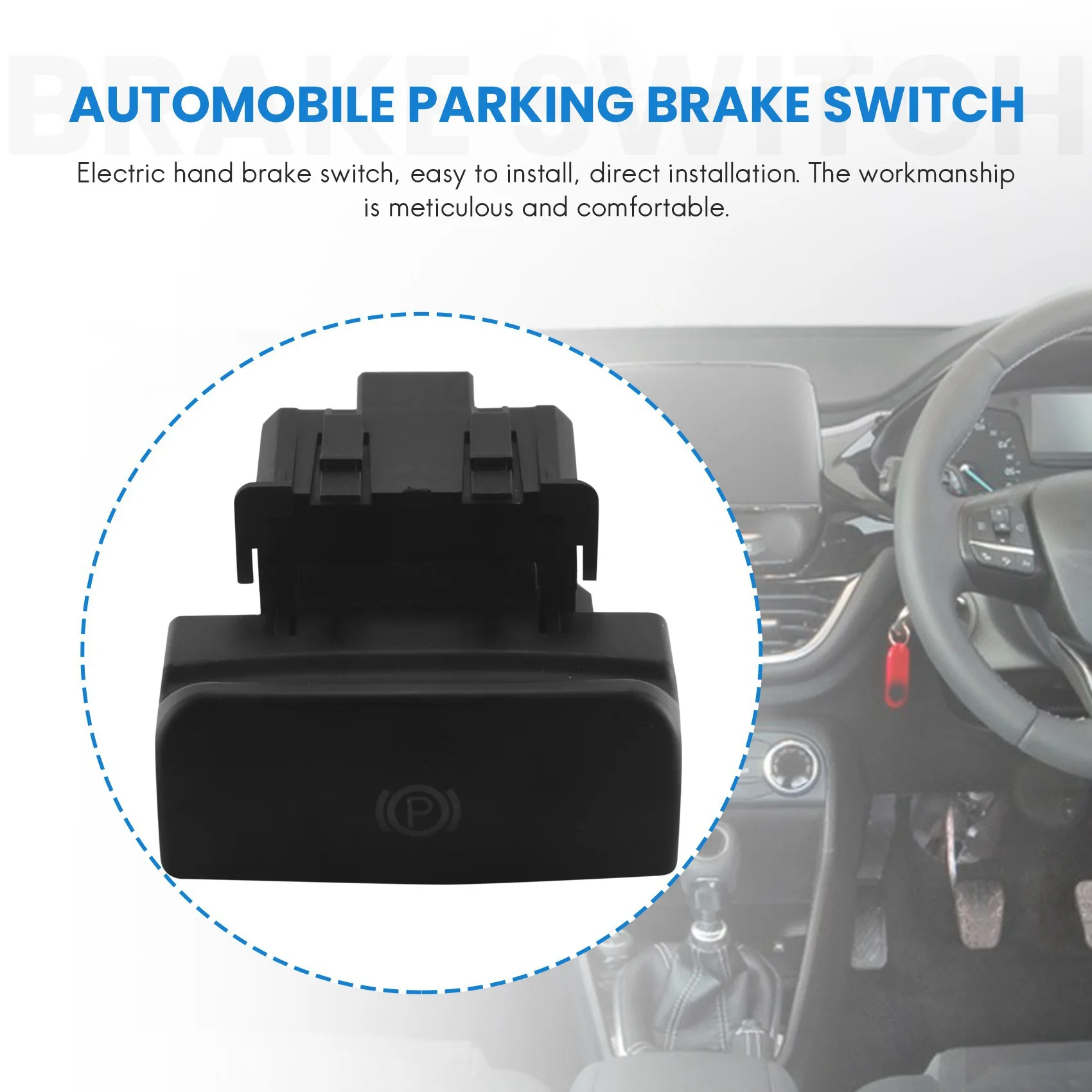 

ABXN-Car Electric Handbrake Brake Control Switch Parking Switch For 3008/5008 470706