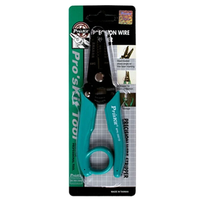 7-in-1 Pro'sKit 8PK-3001D 8PK-3002D hochwertige elektronische Abisolierzange und Schneidzange (AWG 30/28/26/24/22/20 Präzisionszange) – Detail 6