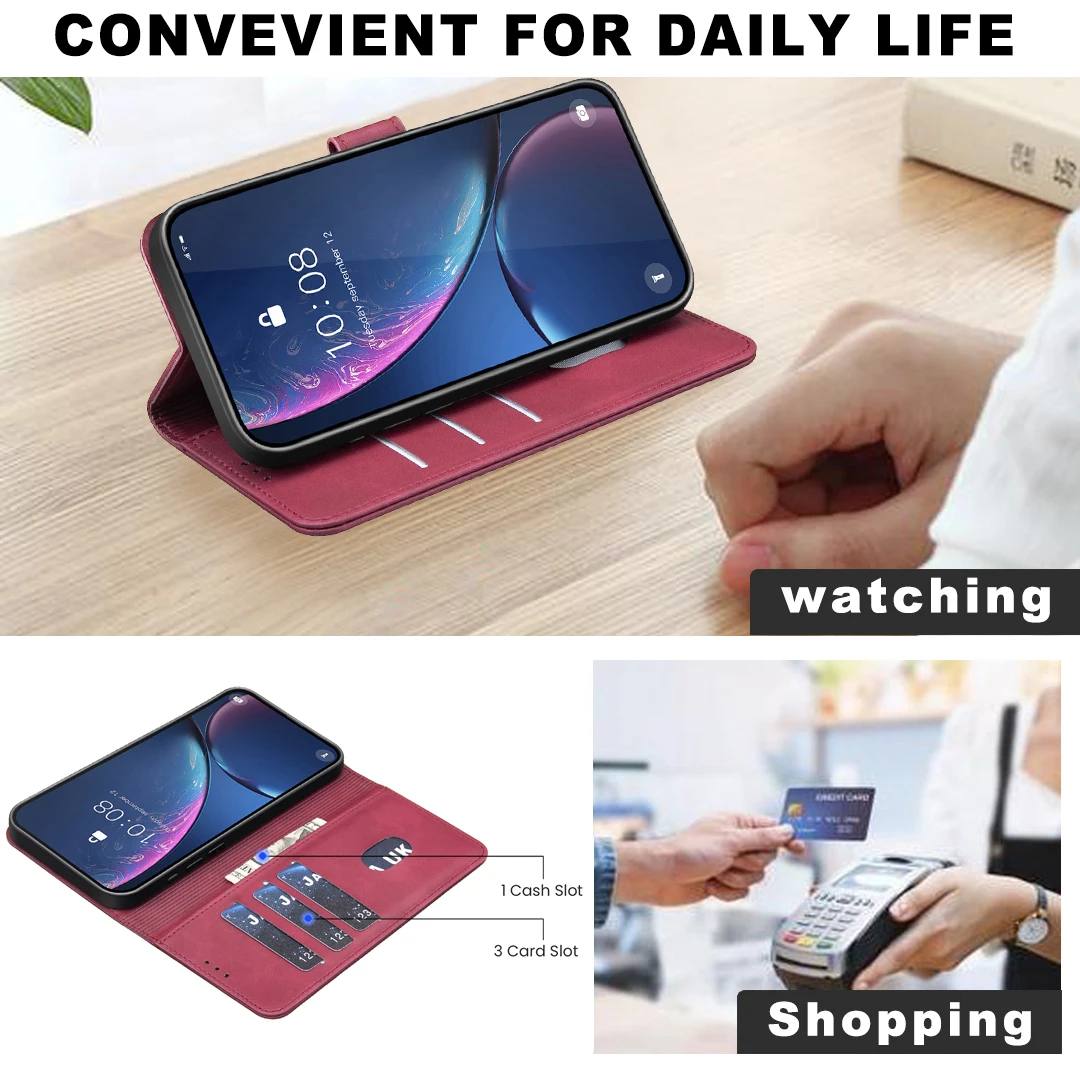 Wallet Phone Case For Xiaomi R - Xiaomi Redmi Note 13 ulasan dan harga
