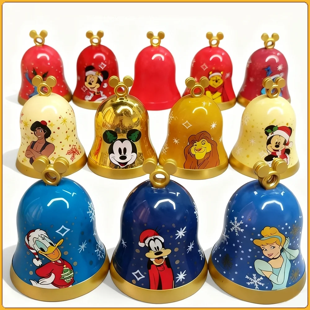 ديزني عيد الميلاد الكرتون جرس زخرفة دونالد داك ميكي ماوس سطح المكتب الديكور تحصيل الرسوم المتحركة عطلة ديكور #2