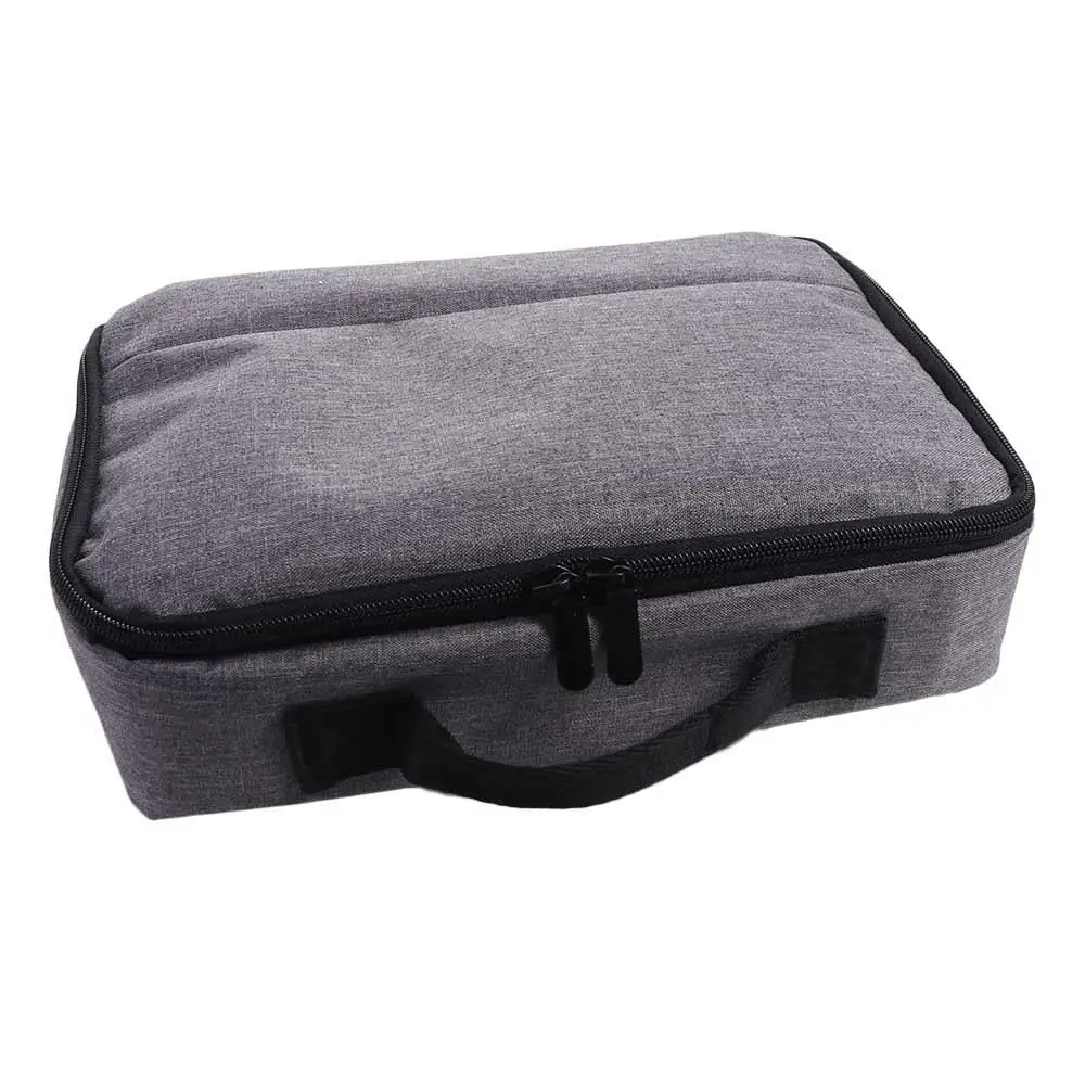 Portable Grey Projector Storage Bag Case Universal Carrying Bag Travel Storage Organizer for Projectors and Accessories