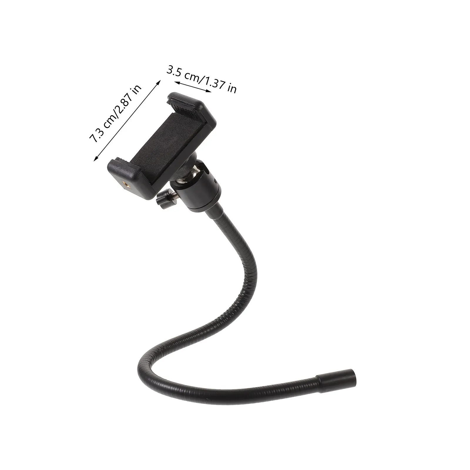 

Adjustable Flexible Hose Universal Clamp Mount Adapter Cellphone Stand Stable Ball Head Portable Lightweight Outdoor Shooting