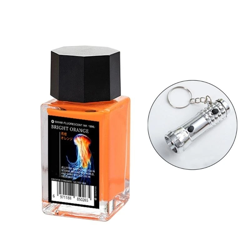 

Invisible Ink with UV Light for Dip Pen Glass Dip 18ml Colored Calligraphy Ink for Illustrations Art Calligraphy