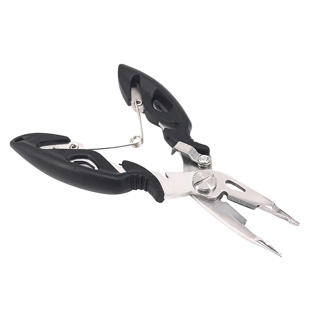 

Pliers Stainless Steel Multi-Function Jaws For Saltwater Freshwater Use With Belt Clip Sheath Tool Crimping Knot Tying Split