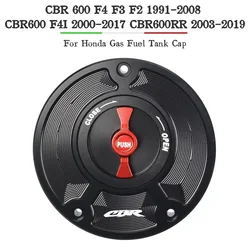 Keyless Motorcycle Fuel Gas Tank cap Cover For Honda CBR 600 F4 F3 F2 1991-2008 CBR600 F4I 2000-2017 CBR600RR 2003-2019