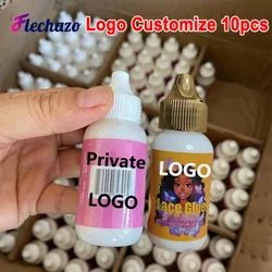Wig Glue Lace Glue 10Pcs Private Label Waterproof Wig Bonding Glue Strong Hold Hair Glue For Front Lace Wig Easy To Apply