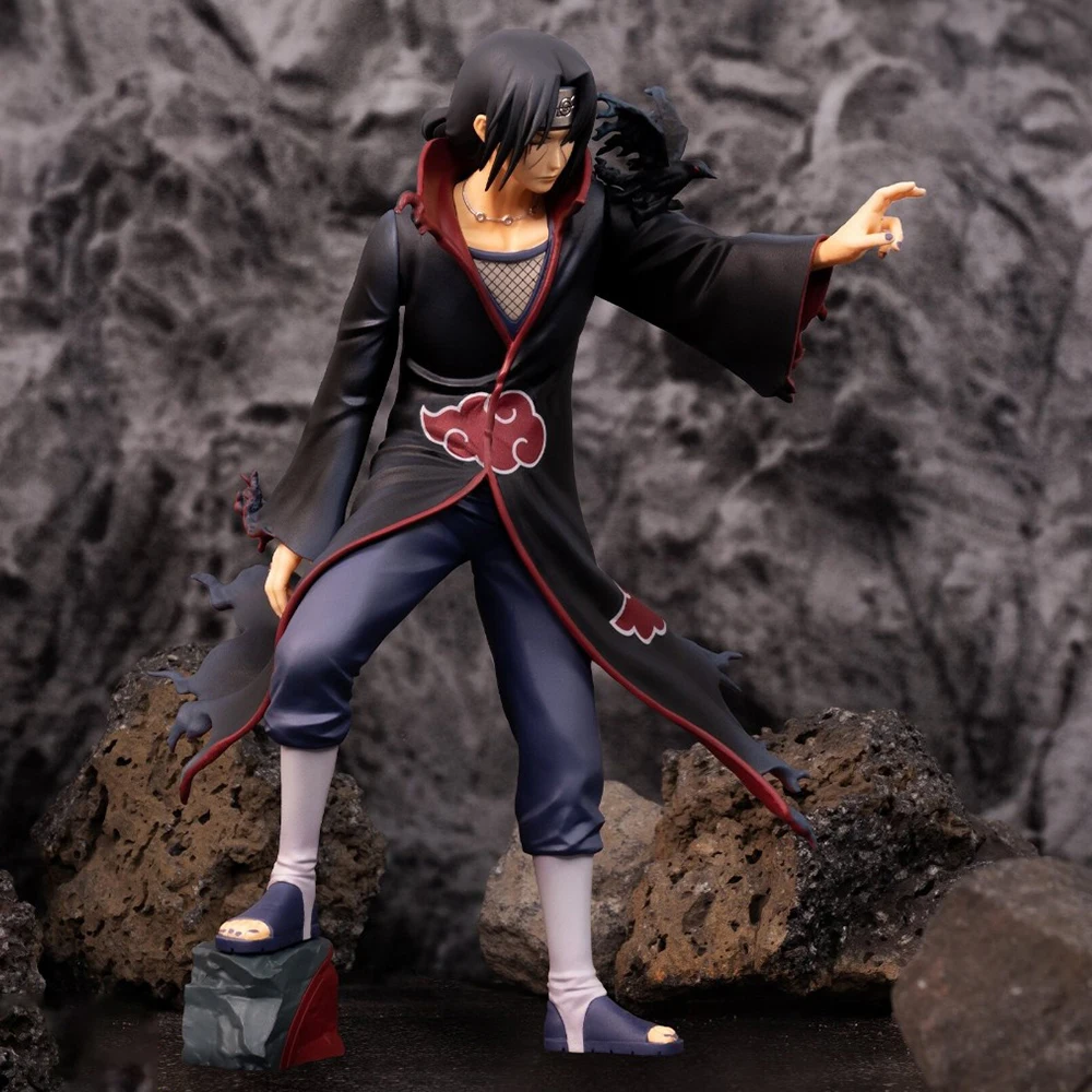 21CM Uchiha Itachi Figure Anime NARUTO Crow Shippuden Animation Model Toy Gift Collection Decoration Ornaments Artwork PVC