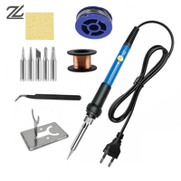 Adjustable Temperature Electric Soldering Iron 220V 60W Multifunctional Welding Solder Rework Station Heat Repair Tools