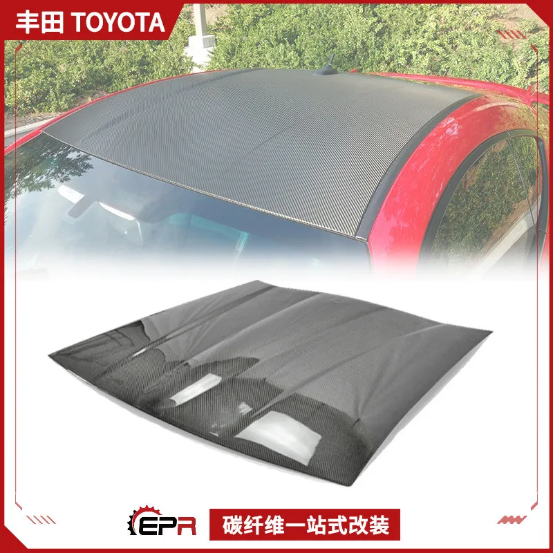 

Applicable to Toyota 86 Subaru BRZ modified carbon fiber roof cover installation, top cover replacement without damage