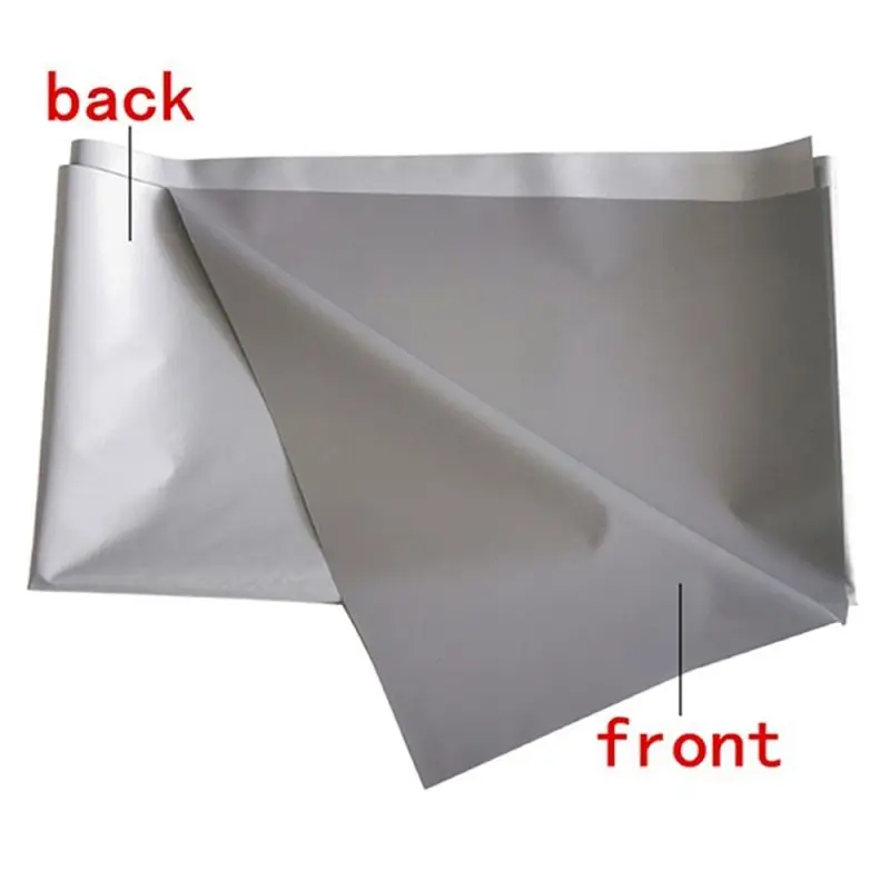 AED7-High Brightness Portable Projection Screen Anti-Light Projector Curtain Metal Reflective Fabric With Eyelets 60 Inch