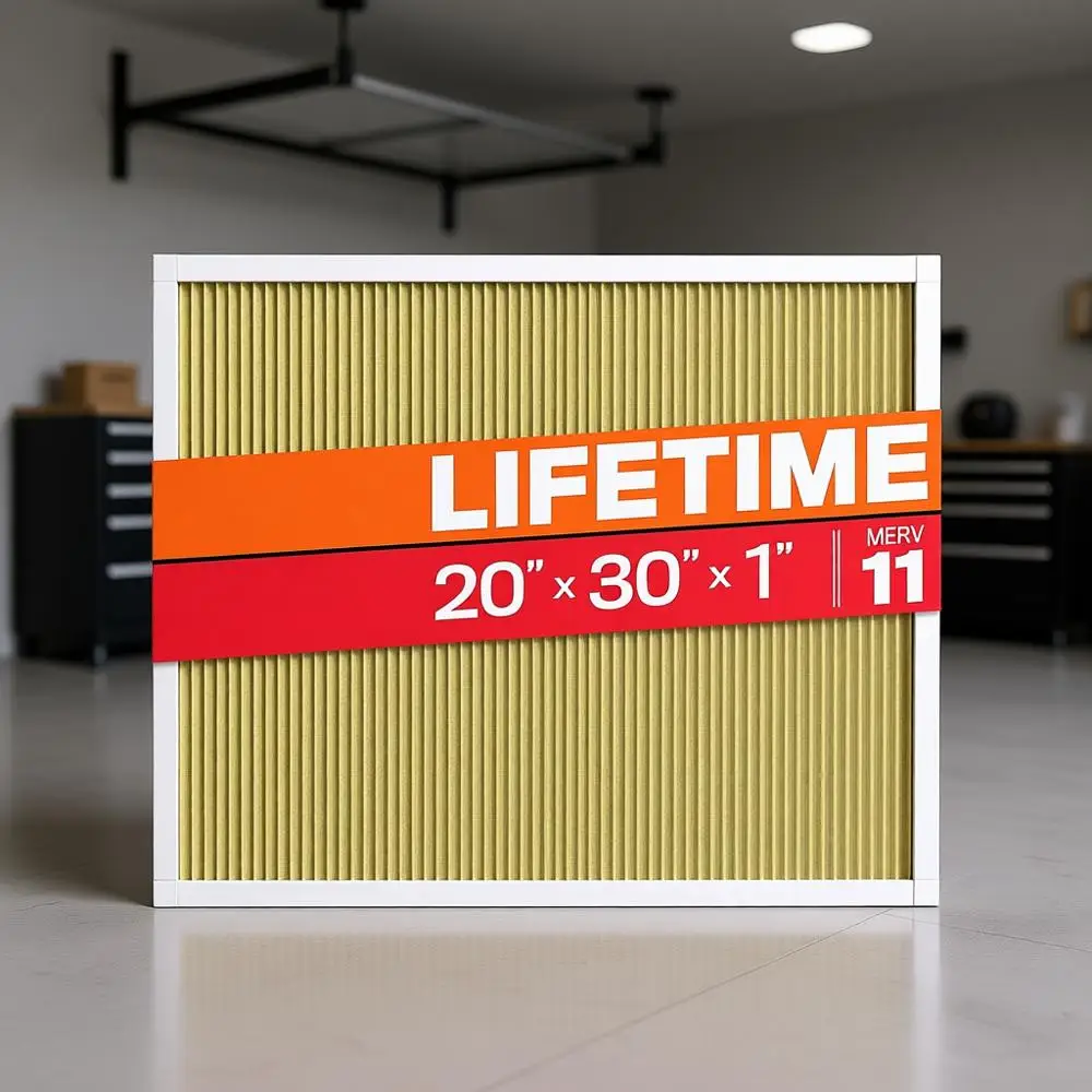 

Воздушный фильтр для систем ОВКВ 20x30x1, многоразовый, моющийся, Merv 11, безопасное дыхание дома или в офисе