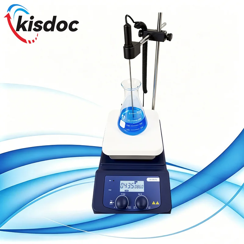 Kisdoc Lab Digital LCD Display 5 Liter Hot Plate Magnetic Stirrer 380 Max Temp 510W MS-H380-Pro