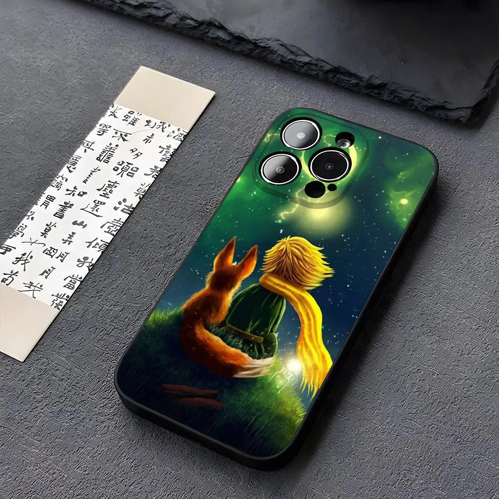 Cartoon Little Prince Phone Case for iphone 14 13 11 15ProMax 12 Pro Xs Max Mini Xr X 7 8 6 6s Plus Funda Covers