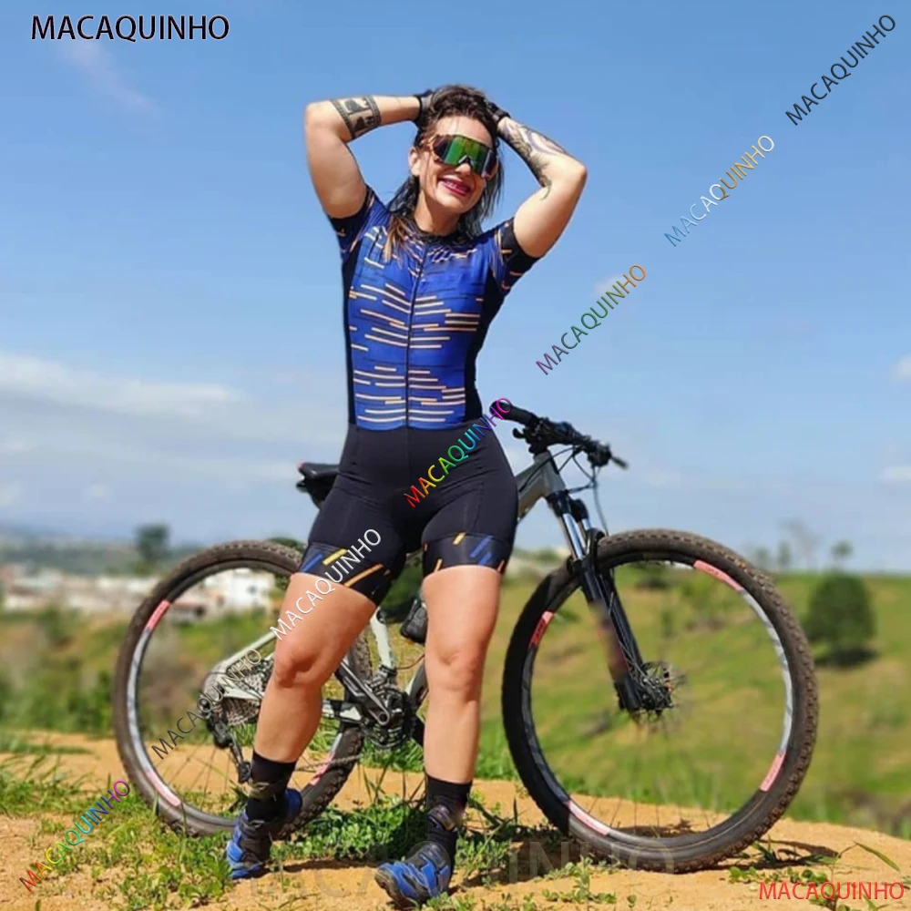 

Short Overalls For Cycling Female Monkey Summer Cycling Jumpsuit With Free Shipping To Brazil Blue Cyclist Clothing