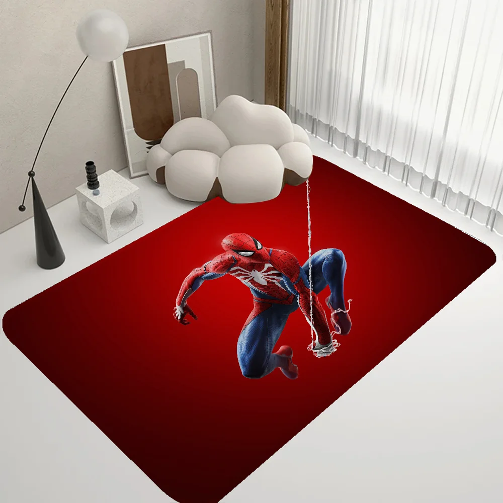 S-Spider M-Man Floor Mat Cheaper Anti-slip Modern Living Room Balcony Printed Bedside Mats