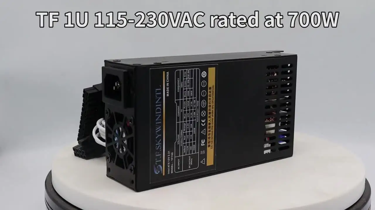550W 600W 650W 700W 電源ユニット コンピューター 小型 1U PSU Flex