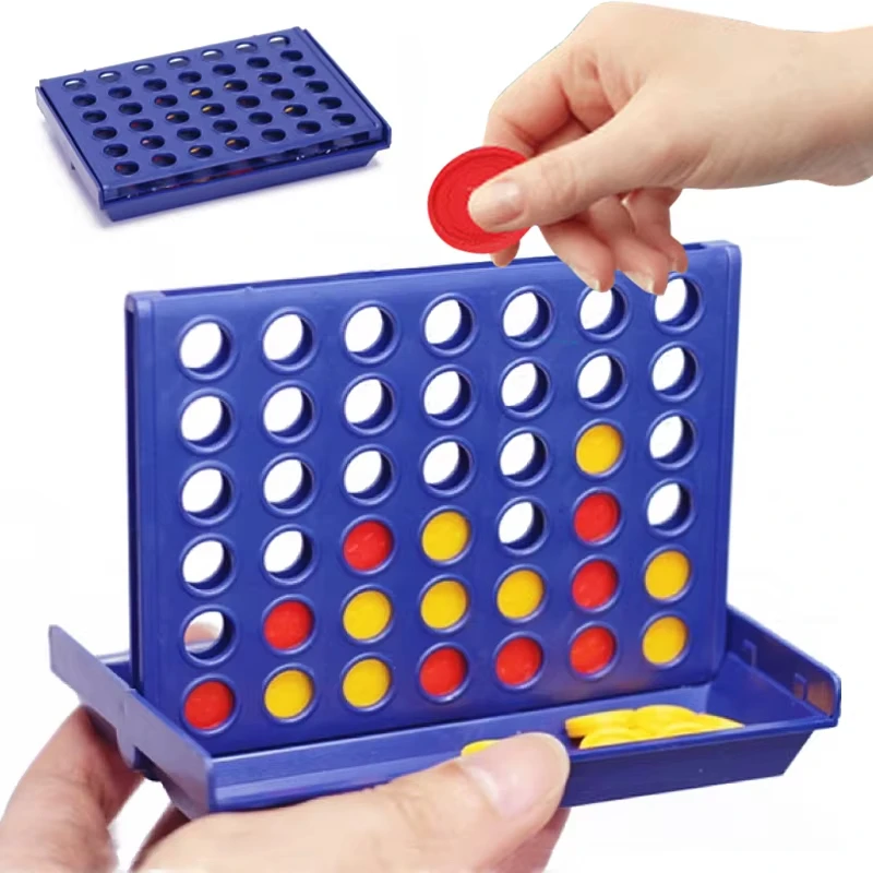 

Foldable Four In A Row Bingo Chess Classic Board Game Educational Kids Toys Funny Family Table Games Party Games Children Gifts