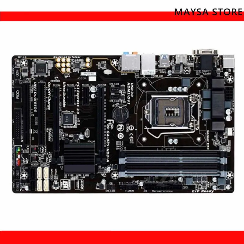 

For Gigabyte GA-B85-HD3-A Mtherboard 32GB LGA 1150 DDR3 ATX Mainboad B85-HD3-A 100% Tested Fully Work