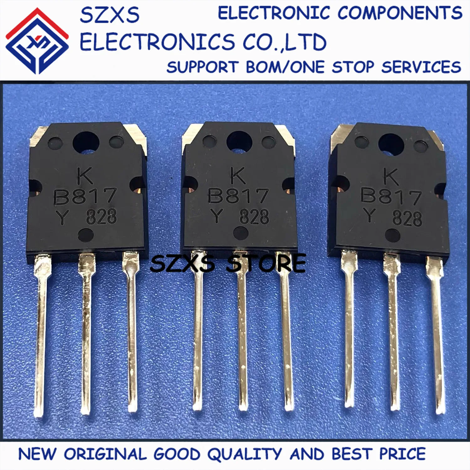 New Original 10Pairs KTB817 B817 2SB817 + D1047 KTD1047 2SD1047 TO-3P Audio Amplifier Transistor In Stock Good Quality