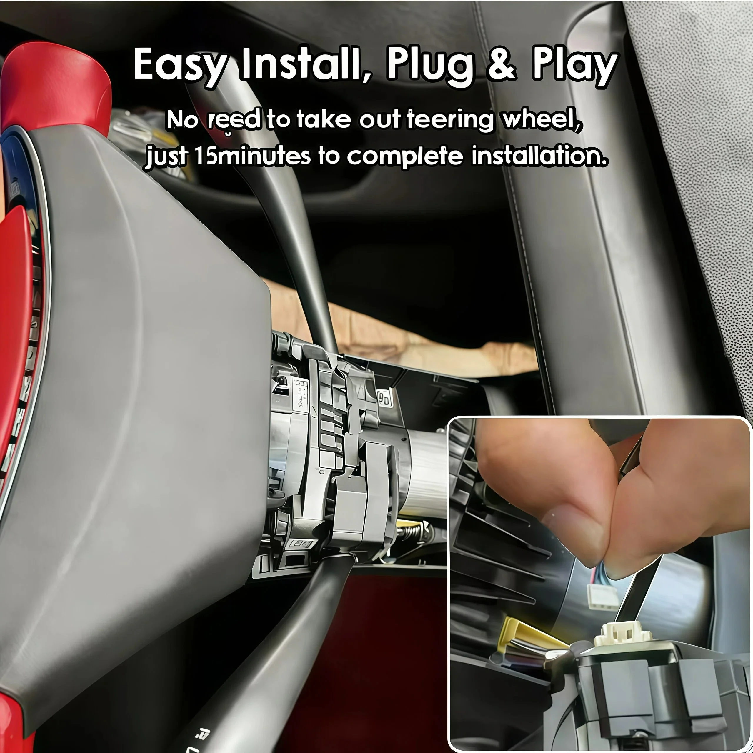 For Tesla Lever Gear Shifter Model Y Juniper Smart OEM Style Shift Stalk Plug and Play D P R Indicator Upgrade Driving Comfort