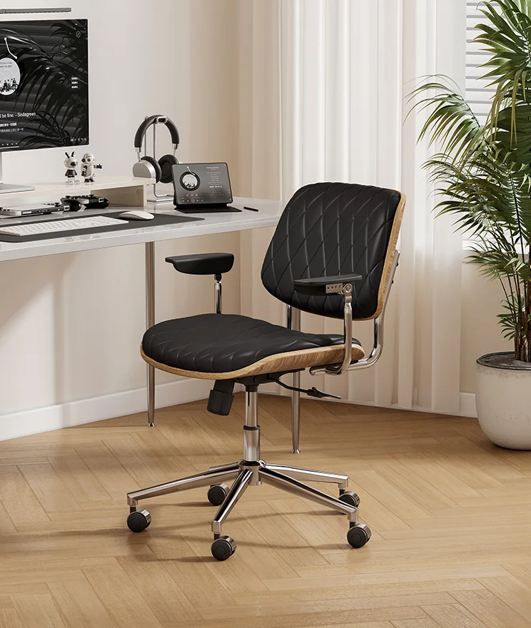 Antique Office Computer Chair Ergonomic Home Comfortable Backrest Lifting Learning Seat