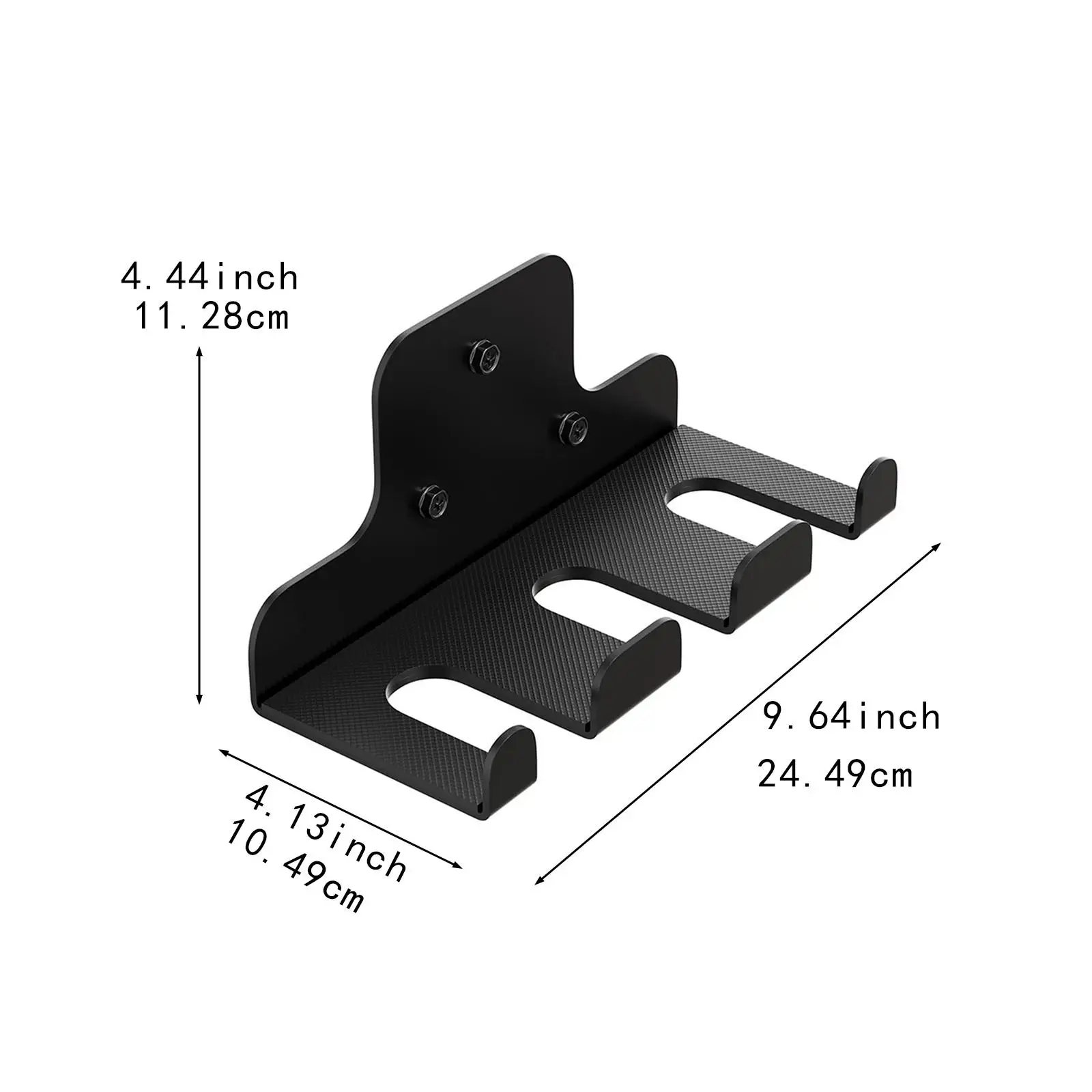 Barbell Rack Heavy Duty Vertical Barbell Hanger for Commercial Gym (Black)