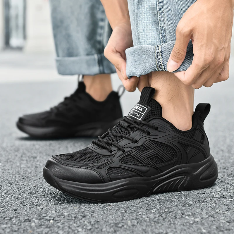 Fashion Men's Shoes Lightweight and Breathable Fashion Running Shoes Soft and Comfortable Outdoor Men's Casual Sports Shoes - view 3