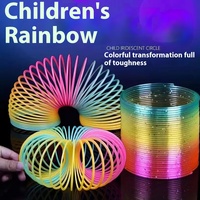 Rainbow Magic Springs Circle Toys Home Decor Crafts Children Birthday Party Favors Giveaway Gifts Souvenir