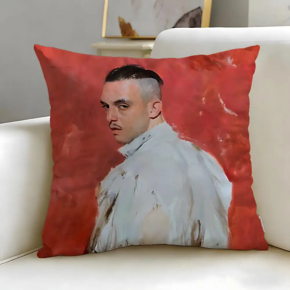 Celebrity C. Tangana Cushion Cover Soft & Easy-Wash Pillow Case – Versatile for Couch, Bed, Travel and Office