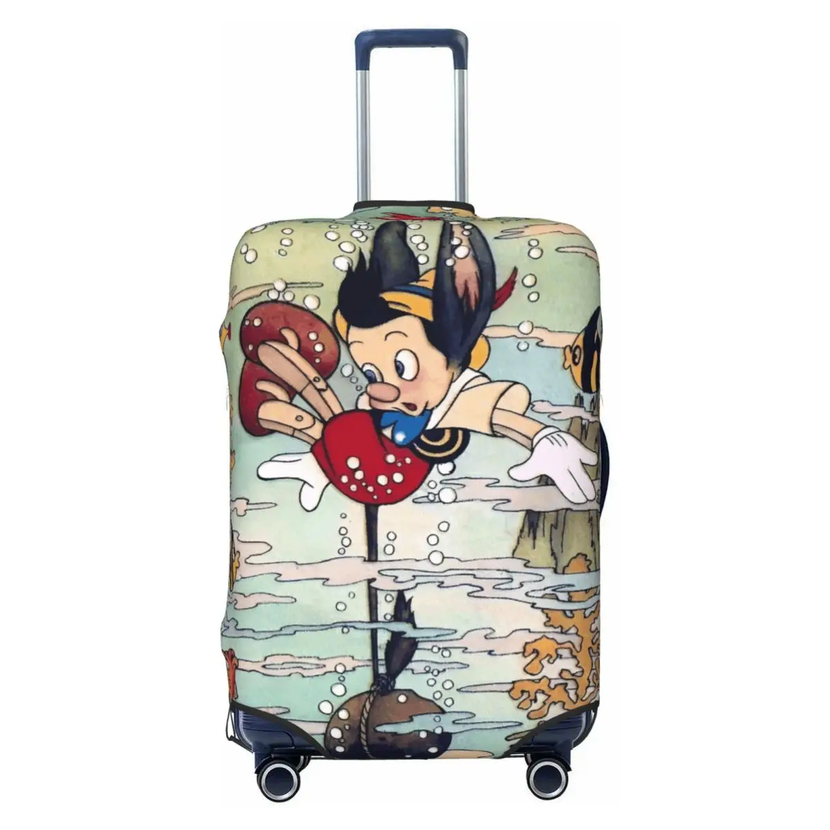 

Custom Custom Cartoon P-Pinocchio Luggage Cover Protector Elastic Travel Suitcase Covers