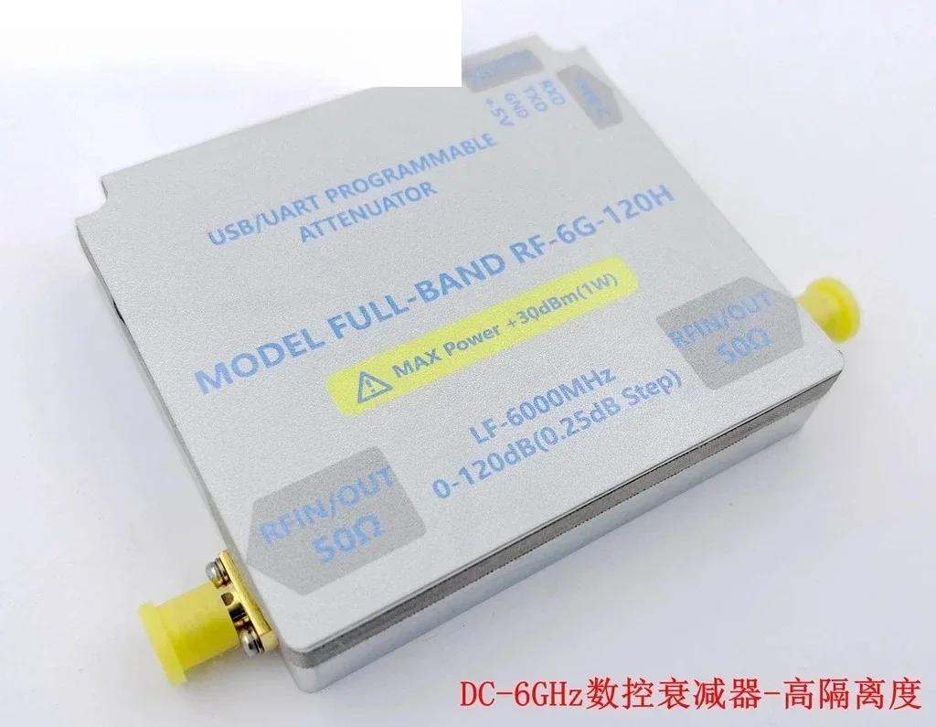 LF-6GHZ-120DB Bidirectional RF Numerical Control Attenuator Module Sensitivity Measurement High Isolation