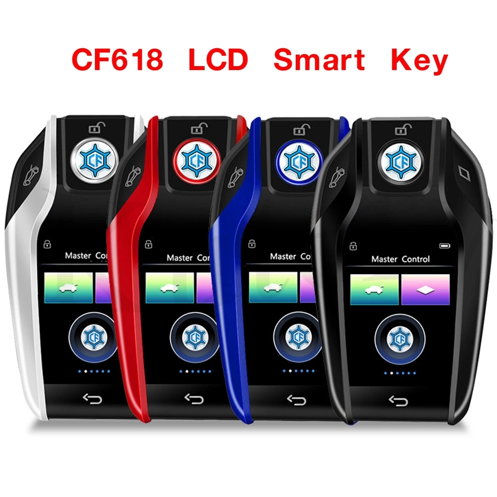 

jingyuqin English CF618 LCD Smart Key For BMW For Benz For Audi For Toyota For Honda For Ford For Hyundai For VW Remote Car Key