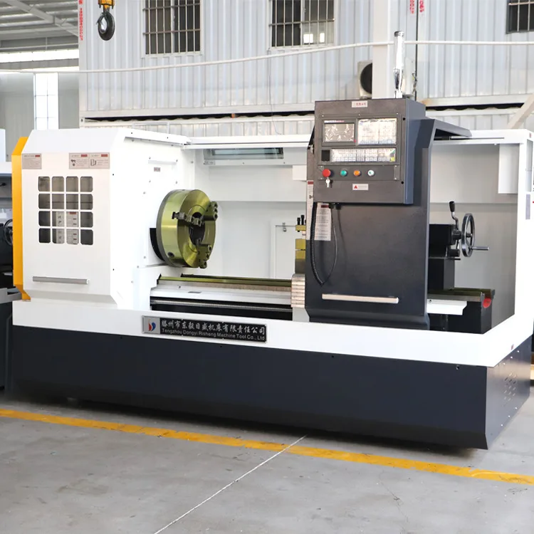 Hard Rail Large Automatic Ck6150 Flat Bed Three-Speed Variable Frequency Horizontal CNC Lathe