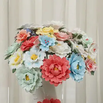 12 best sales Ceramic flowers - №6