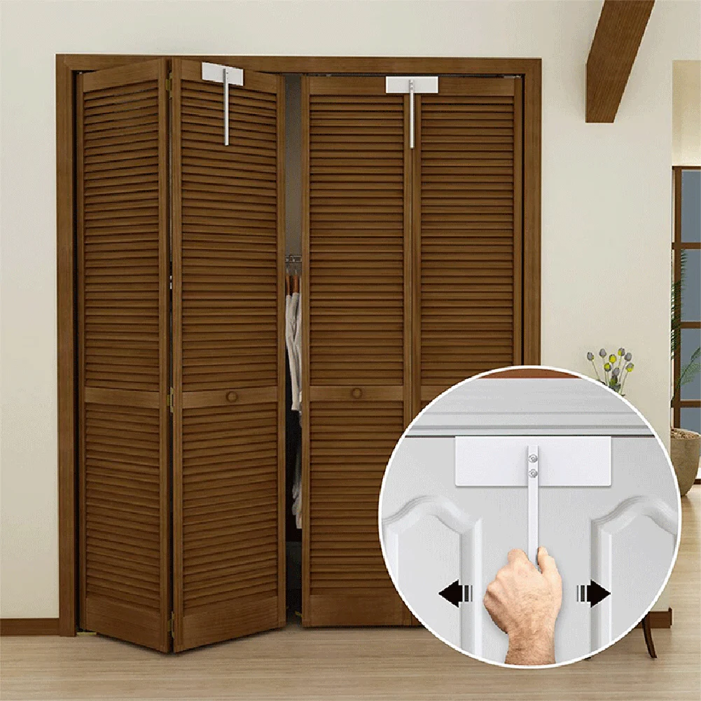 Protect Your Children with Metal Portable Lock Designed for Double Doors Creating a Safe and Secure Home Environment