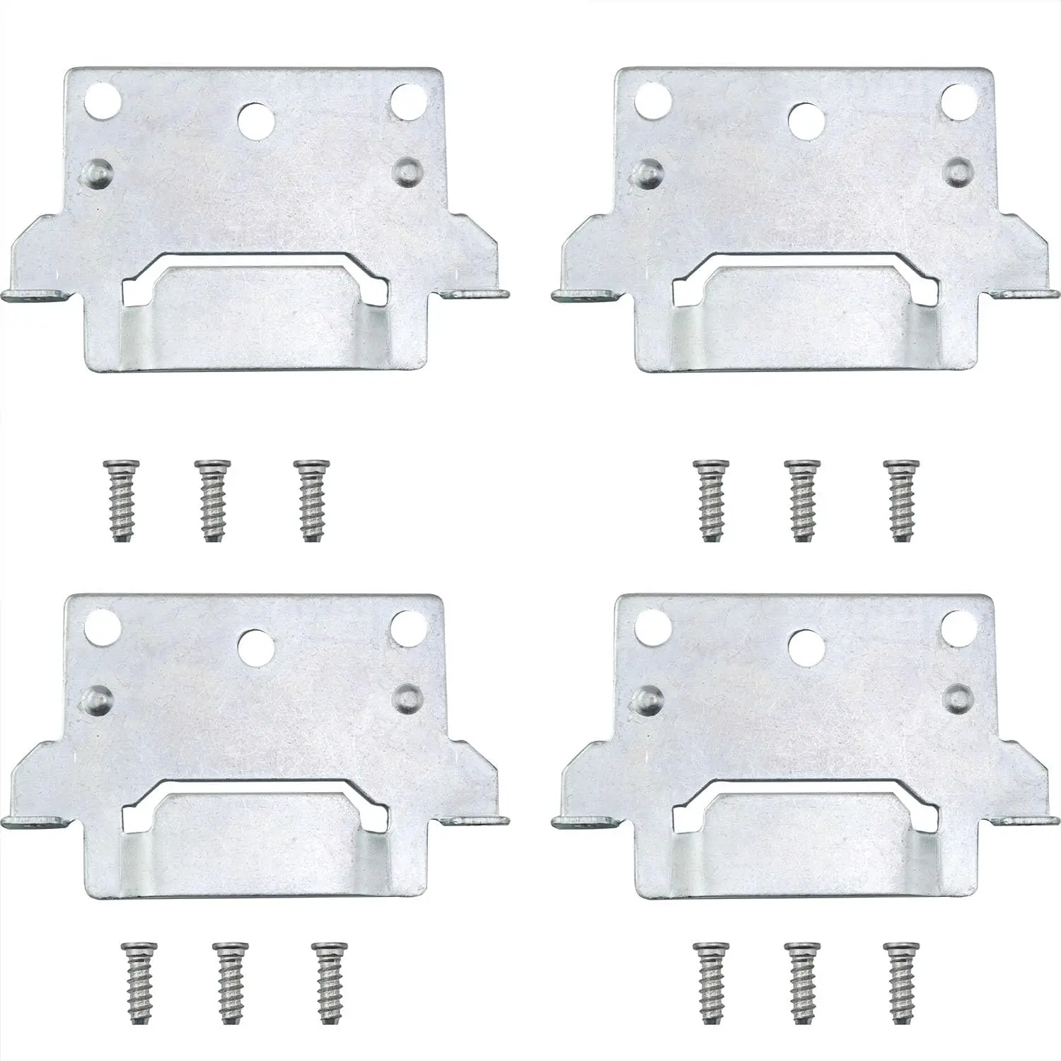 4PCS Camping Parts Monunting Brackets With Fitting Screws For Skorva Trysil Hemnes Malm Brimnes Bed Outdoor Caravan Accessories