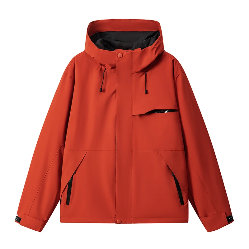 Men's Outdoor Running Fitness Windproof and Waterproof Assault Suit Spring and Autumn Fashion Trend Loose and Breathable Jacket