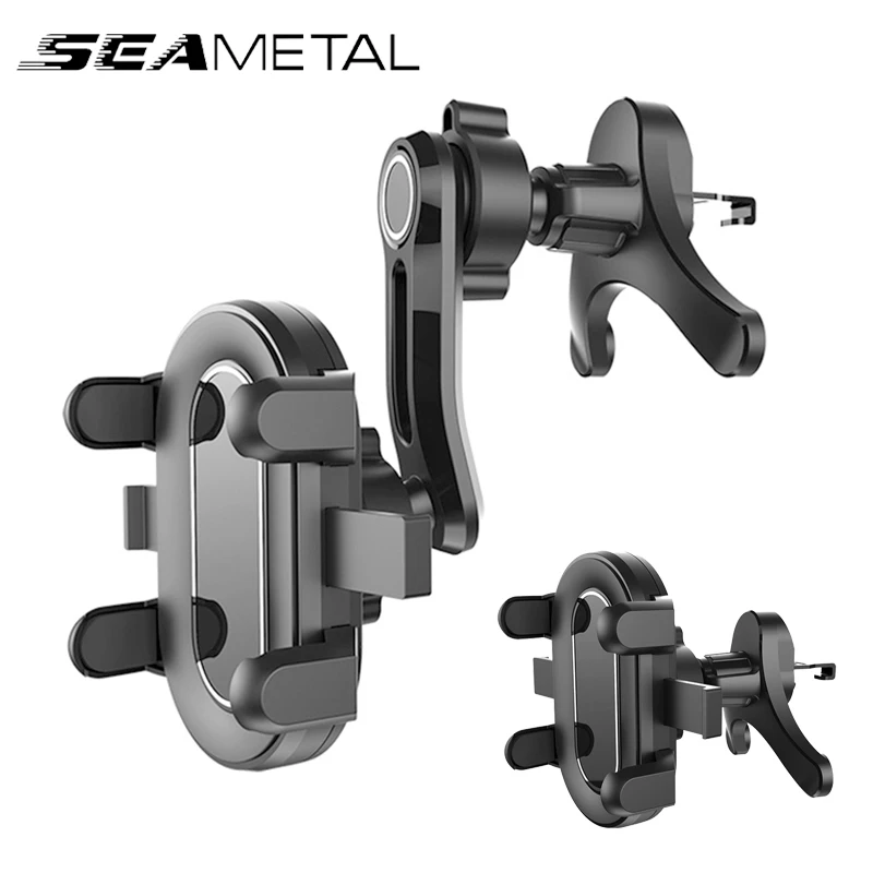 Seametal verbesserte Auto Entlüftung Telefon halter Anti-Shake-Puffer Auto Telefon halterung kostenlose Einstellung Handy-Navigation Unterstützung