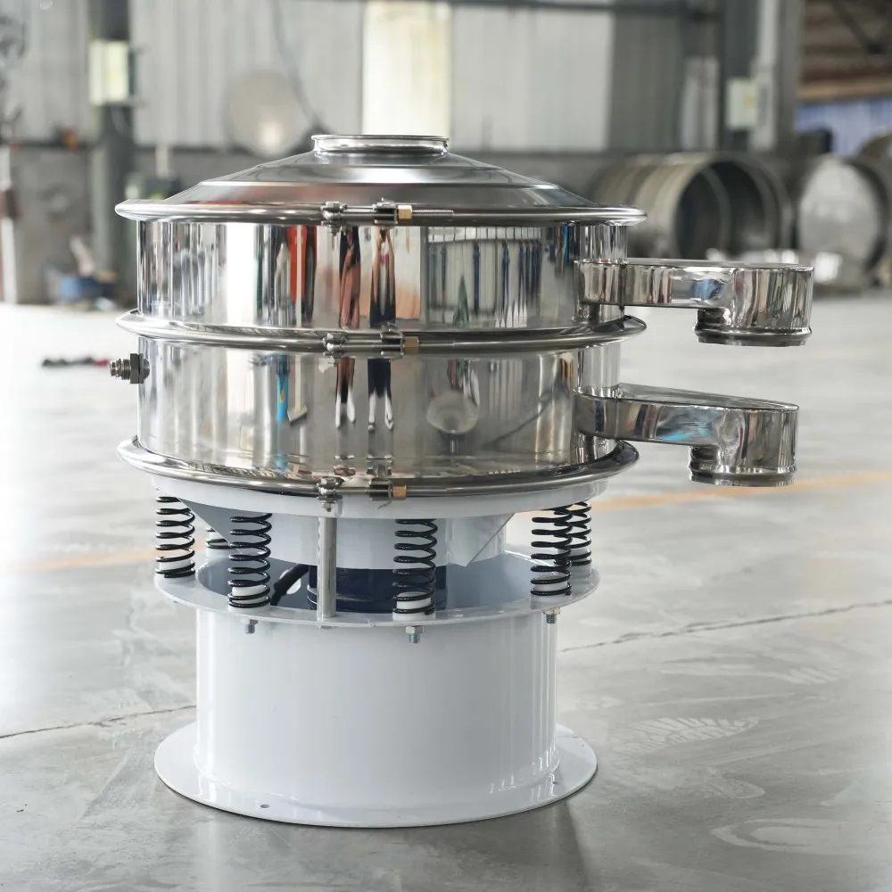 Stainless Steel Powder Vibration Sieve Spices Separator Low-Cost Circular Rotary Vibrating Screen Motor Screening