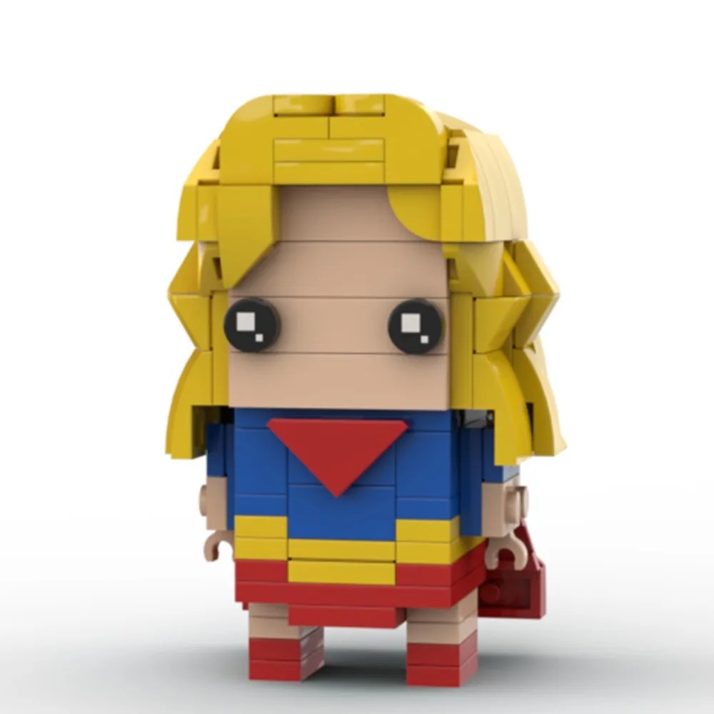 

MOC Flying Girl Brickheadz Series Superhero Building Brick Toys Creative Holiday Gifts Suitable for Family and Friends