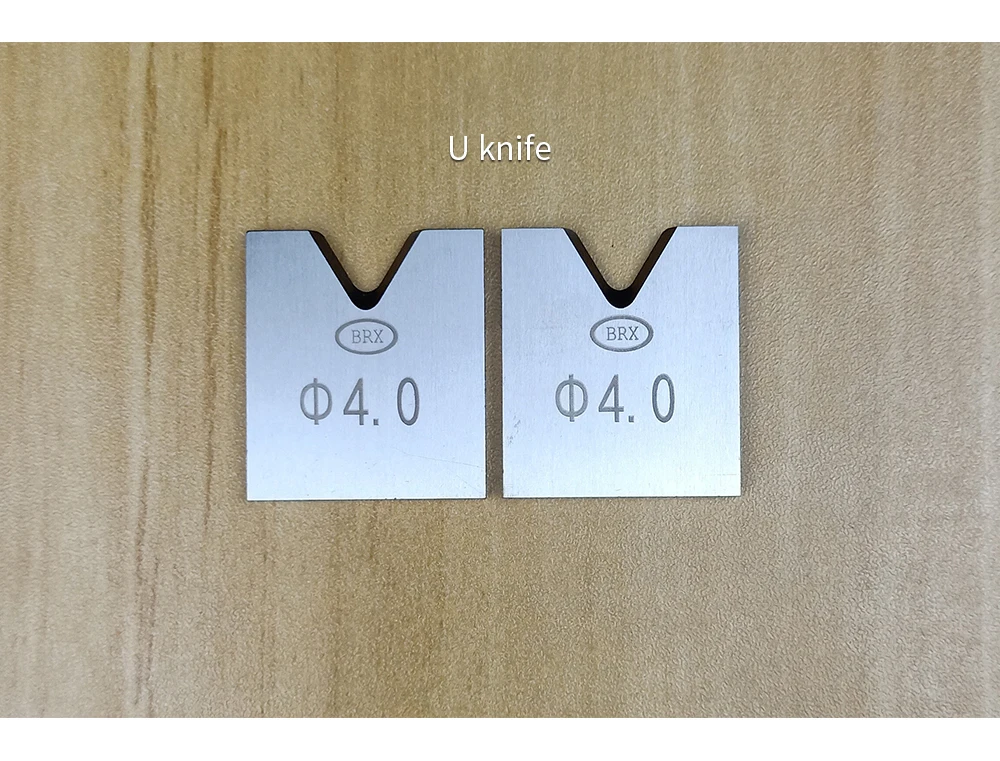 

1pcs Pneumatic Peeling Machine Blade 305 310 315 Wire Stripping Machine Power Tool Accessory Butt Cutting Knife Round V U Shape