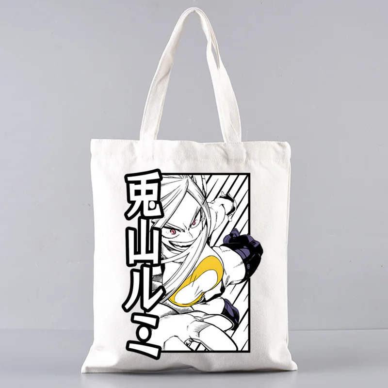 Anime My Hero Academia Todoroki Bakugou Deku Tote Bag Unisex Canvas Bags Shopping Bags Printed Casual Shoulder Bag